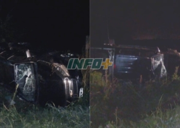 Impactante vuelco en Ruta 11: un oliverense se salvó de milagro