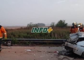 Tragedia en Andino: un conductor de Gaboto falleció y hay dos menores heridos