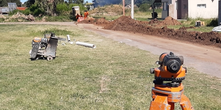 Timbúes invierte casi 19 millones de pesos en la nueva etapa de la red cloacal