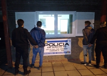 Dos detenidos en Díaz y recuperación de elementos robados