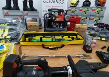 Bomberos de Oliveros invirtieron 19 mil euros en equipamiento de última generación