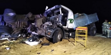 Accidente múltiple en autopista: un hombre fue rescatado en grave estado
