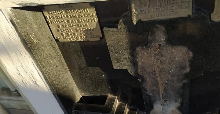 Repudio: vandalizaron el cementerio de Puerto Gaboto