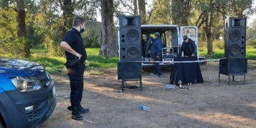 Desbarataron una fiesta que se extendió hasta las 9 de la mañana: 5 detenidos