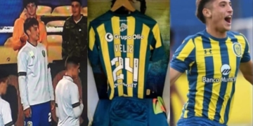 Sigue creciendo: el pibe Véliz fue por primera vez al banco de primera de Central