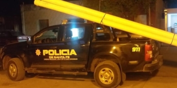 San Genaro: recuperaron caños robados en la planta de residuos cloacales