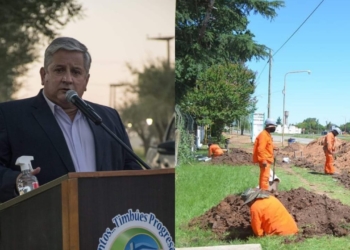 Timbúes inauguró una nueva etapa de cloacas: ya abarca al 80% del pueblo