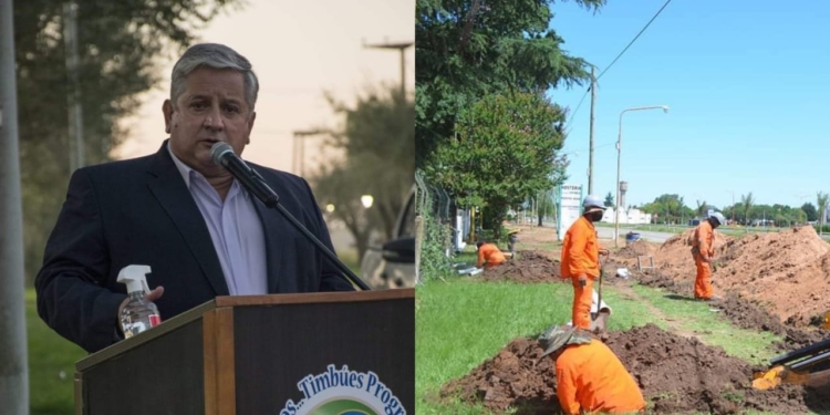 Timbúes inauguró una nueva etapa de cloacas: ya abarca al 80% del pueblo