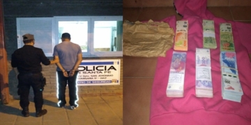 Robó dinero a una mujer en Díaz y lo escondió en el techo: fue descubierto y detenido