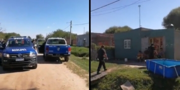 Una familia fue desalojada en Gaboto en medio de un tenso momento