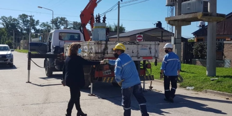 Totoras: concluyó una obra eléctrica con un costo total de 20 millones de pesos