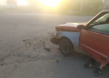 Monje: un camión chocó a un auto y fue detenido en San Genaro