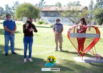 Inauguraron en Barrancas los «corazones solidarios»