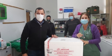 Cientos de vacunas llegaron este viernes a los SAMCos de la región