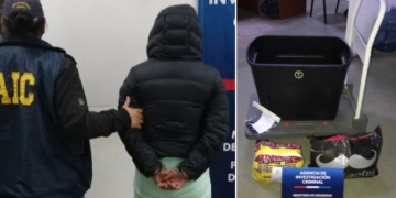 El video de la insólita fuga presos: escaparon en «carritos» y hay una mujer detenida