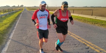 Barrancas: tiene 56 años y corrió 21 KM para pedir por los pacientes con Covid