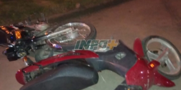 Totoras: un joven fracturado tras un violento choque entre motos