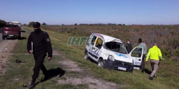 Volcó una camioneta en Oliveros y dos mujeres resultaron heridas