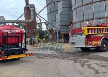 Monje: se incendió una máquina dentro de la cooperativa