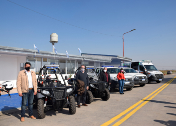 Timbúes inauguró un puesto sanitario y de seguridad en la zona portuaria