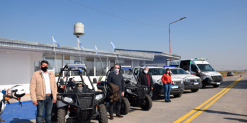 Timbúes inauguró un puesto sanitario y de seguridad en la zona portuaria