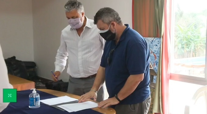 Covid: San Genaro firmó un convenio por 300 mil pesos para refuerzo alimentario