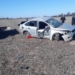Un auto volcó en un camino rural: una joven fallecida y un herido grave