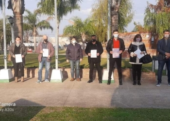 Localidades de Iriondo firmaron el convenio por el Boleto Educativo Rural