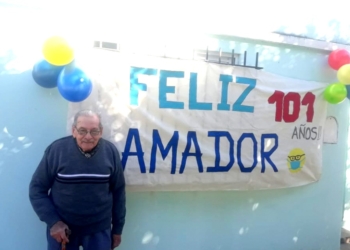 Amador de Monje cumple 101 años: «No hay palabras para tanto amor»