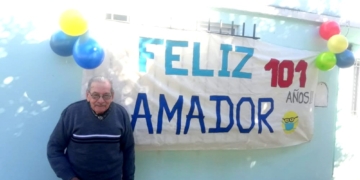 Amador de Monje cumple 101 años: «No hay palabras para tanto amor»
