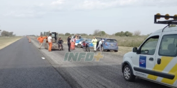 Barrancas: un vecino de Andino cayó de su moto en autopista y sufrió fracturas