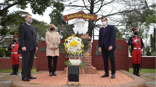 Historia pura: Gaboto celebró sus 494 años junto a autoridades