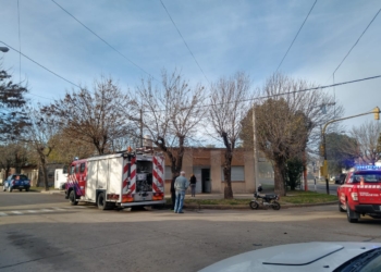 Incendio en una vivienda de Totoras con intervención de bomberos