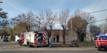 Incendio en una vivienda de Totoras con intervención de bomberos