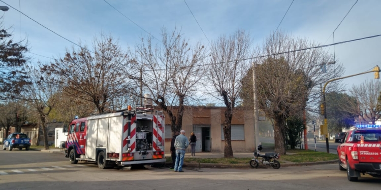 Incendio en una vivienda de Totoras con intervención de bomberos