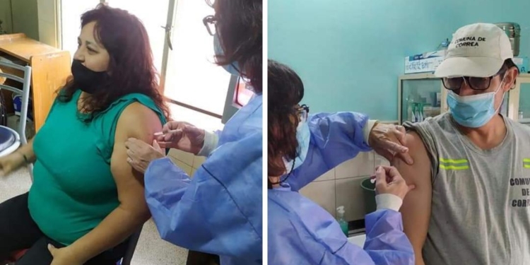 Correa ya aplicó más de 2500 dosis contra el Coronavirus