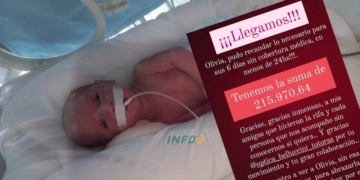 Todos por Olivia: en pocas horas lograron reunir el dinero para la bebé