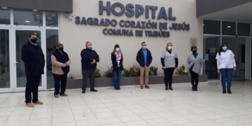 Timbúes inauguró laboratorio, internación Covid y generador en su hospital
