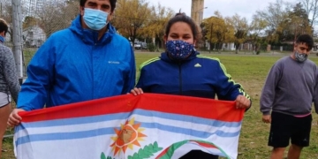 Orgullo de Clarke: Martina es la mejor lanzadora del país y está a un paso del Sudamericano