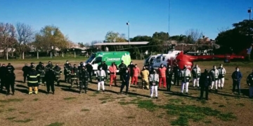 El Sindicato de Camioneros realizó un importante simulacro en la región
