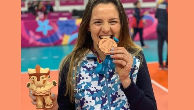 De Gessler a Tokio: Antonela Fortuna disputará los Juegos Olímpicos con la selección de vóley