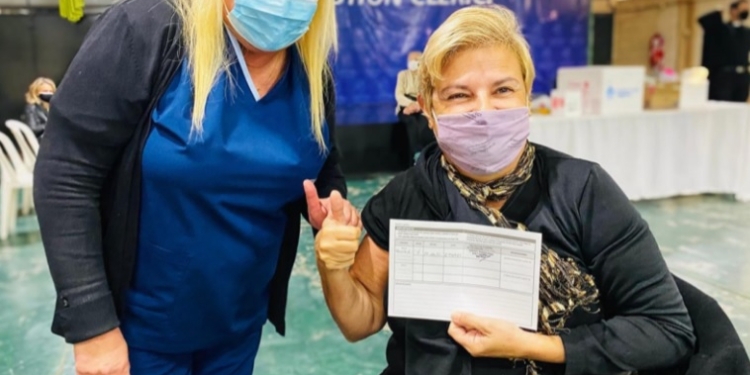 Stella Clérici recibió la vacuna anti Covid: «Llegó el día tan anhelado»