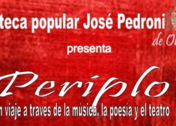 Oliveros: la Biblioteca José Pedroni invita al estreno de la obra «Periplo»