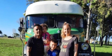 Aventura sobre ruedas: una familia de la región recorrerá el mundo en motorhome