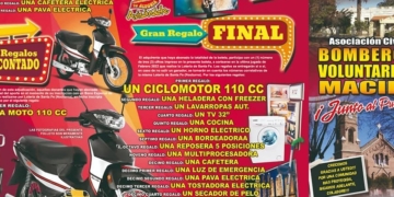 Bomberos Maciel lanzaron un gran bono solidario con una moto como premio principal