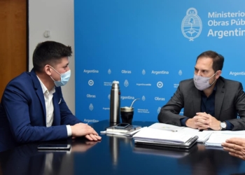 Nahuel Cejas gestionó en Buenos Aires nuevas obras para Correa 