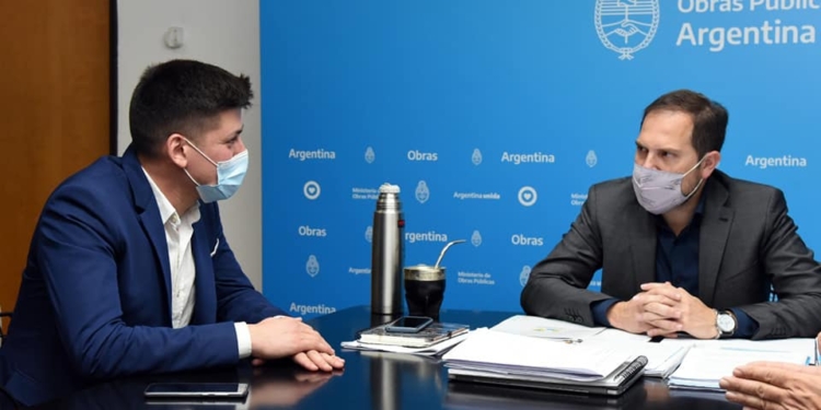 Nahuel Cejas gestionó en Buenos Aires nuevas obras para Correa 