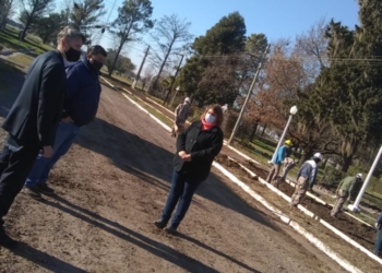 En marcha: Loma Alta comenzó con los trabajos para la renovación total de su plaza