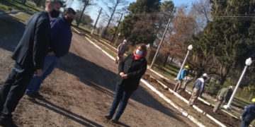 En marcha: Loma Alta comenzó con los trabajos para la renovación total de su plaza