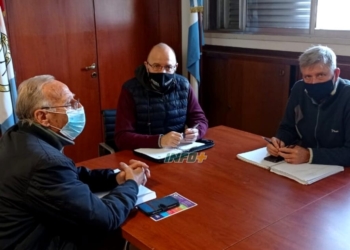 Desmoronamientos en La Boca de Monje: Severini se reunió con autoridades provinciales